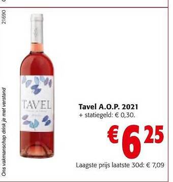 Colruyt Tavel aop aanbieding