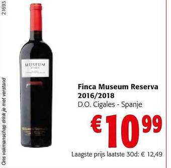 Colruyt Finca museum reserva aanbieding