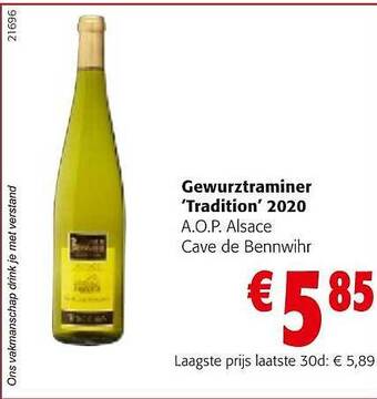 Colruyt Gewurztraminer tradition aanbieding