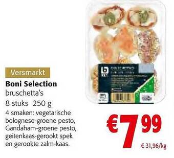Colruyt Boni selection bruschetta's aanbieding