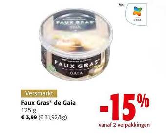 Colruyt Faux gras de gaia aanbieding