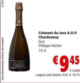 Colruyt Crémant du jura aop chardonnay aanbieding