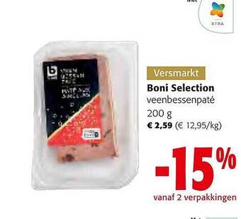 Colruyt Boni selection veenbessenpaté aanbieding