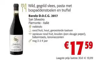 Colruyt Barolo docg aanbieding
