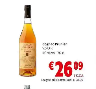 Colruyt Cognac prunier vsop aanbieding