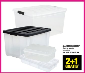 Big Bazar Alle Opbergboxen aanbieding