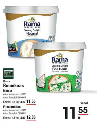 Rama Roomkaas Natuur, Fijne Kruiden