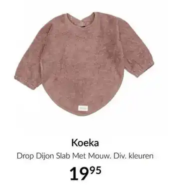 Koeka drop dijon slab met mouw