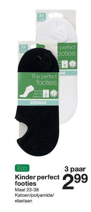 Zeeman Kinder perfect footies aanbieding