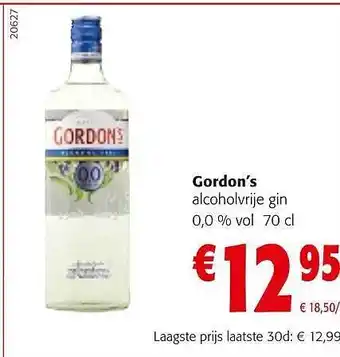 Colruyt Gordon's alcoholvrije gin aanbieding