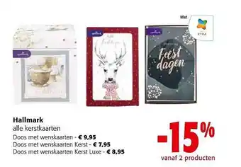 Hallmark kerstkaarten
