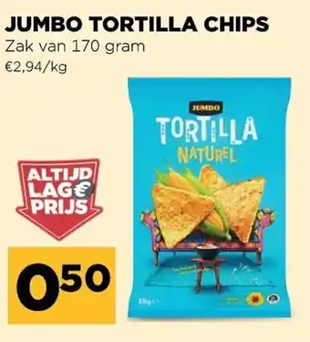 Jumbo Jumbo Tortilla chips 170g aanbieding