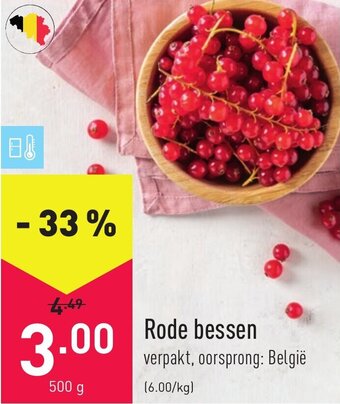 ALDI Rode bessen 500g aanbieding