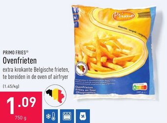 ALDI Primo fries Ovenfrieten 750g aanbieding