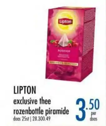 Lipton exclusive thee rozenbottle piramide