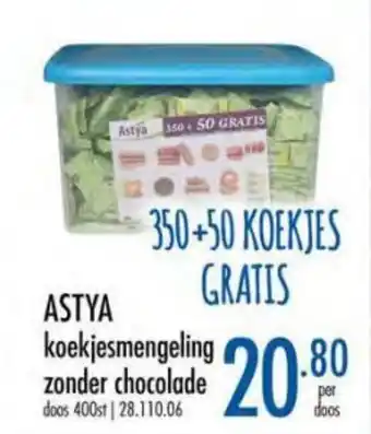 Astya koekjesmengeling zonder chocolade