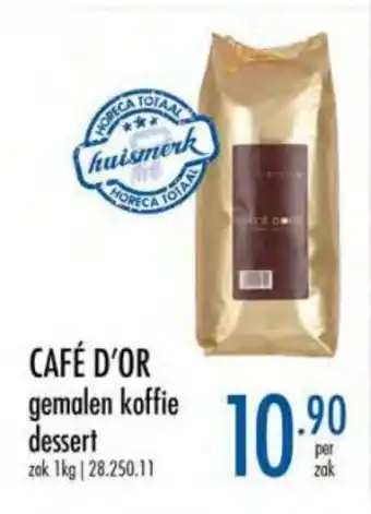 Horeca totaal Cafe D'or gemalen koffie dessert aanbieding