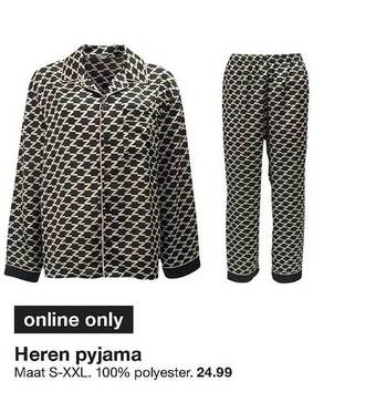 Zeeman Heren pyjama aanbieding