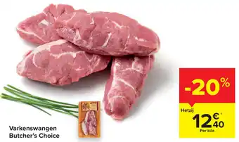 Butcher's Choice Varkenswangen 1kg
