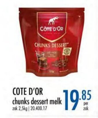 Cote D'or chunks dessert melk