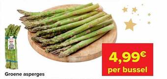 Carrefour Market Groene asperges aanbieding