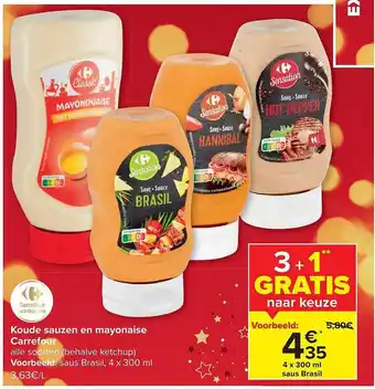 Carrefour Market Koude sauzen en mayonaise aanbieding