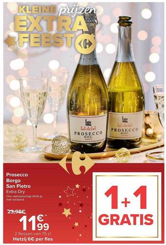 Carrefour Market Prosecco borgo san pietro aanbieding
