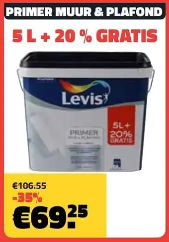 Bouwcenter Frans Vlaeminck Primer muur + plafond 5liter aanbieding