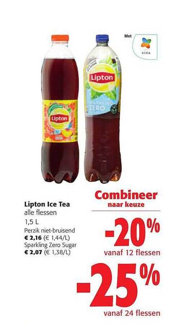 Colruyt Lipton ice tea aanbieding
