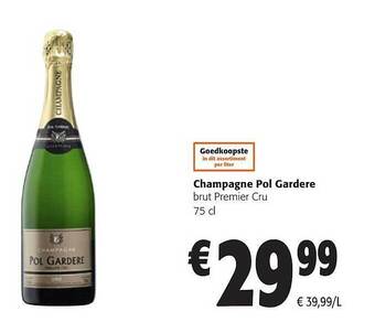 Colruyt Champagne pol gardere brut premier cru aanbieding