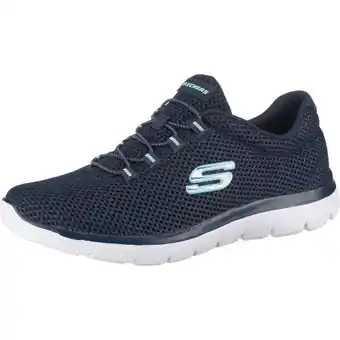 Skechers sneakers laag 'summits' navy / jade groen