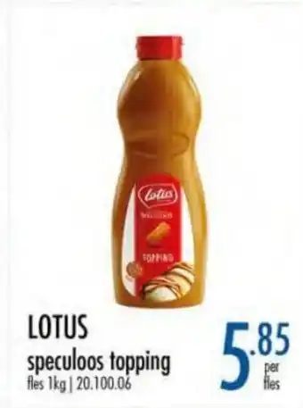 Horeca totaal Lotus speculoos topping aanbieding