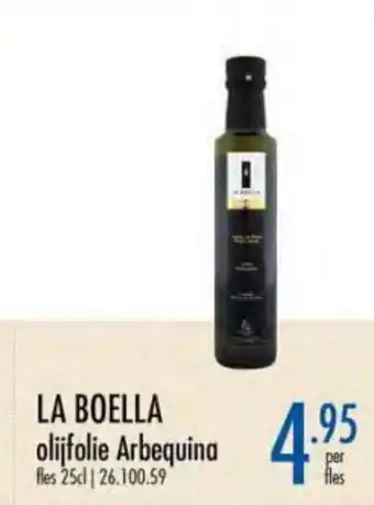 Horeca totaal La Boella olijfolie Arbequina aanbieding