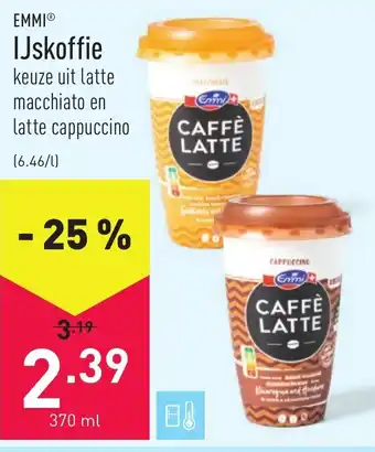 ALDI Emmi IJskoffie 370ml aanbieding