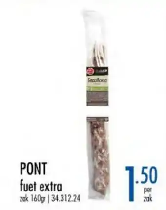 Horeca totaal Pont fuet extra aanbieding