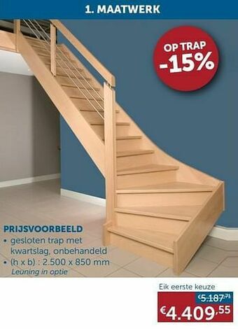 Zelfbouwmarkt Prijsvoorbeeld eik eerste keuze aanbieding