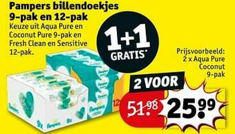 Kruidvat Aqua pure coconut aanbieding