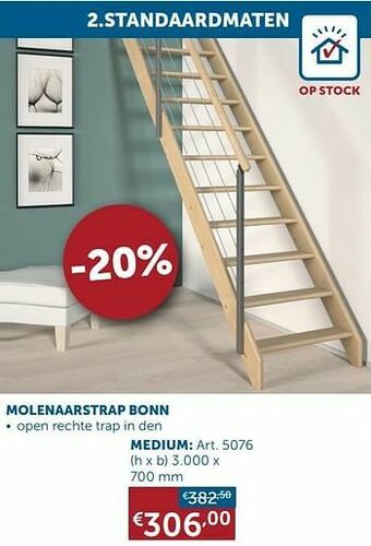 Zelfbouwmarkt Molenaarstrap bonn medium aanbieding