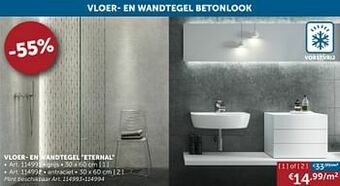 Zelfbouwmarkt Vloer- en wandtegel eternal aanbieding