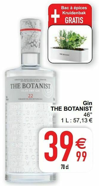 Cora Gin the botanist aanbieding