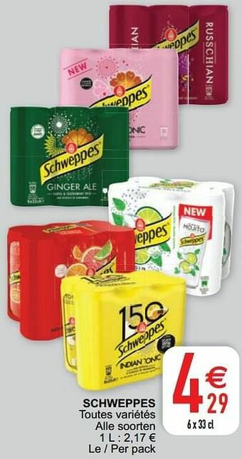 Cora Schweppes aanbieding