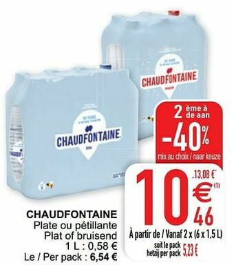 Cora Chaudfontaine aanbieding