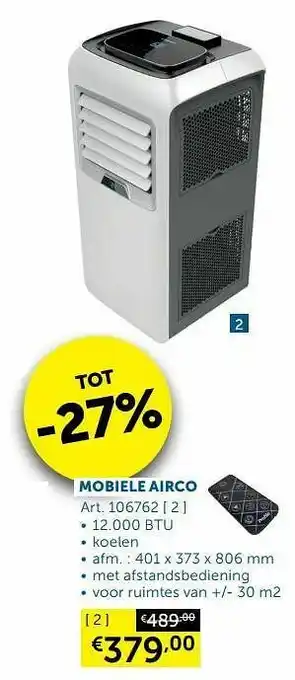 Zelfbouwmarkt Profile mobiele airco aanbieding