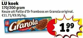 Kruidvat Lu koek aanbieding