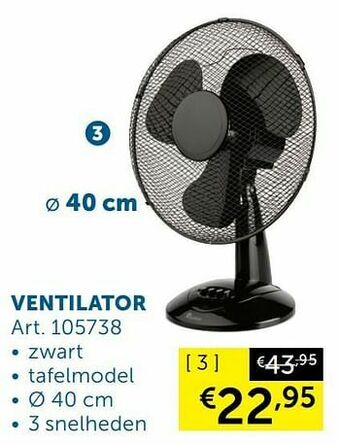 Zelfbouwmarkt Ventilator aanbieding