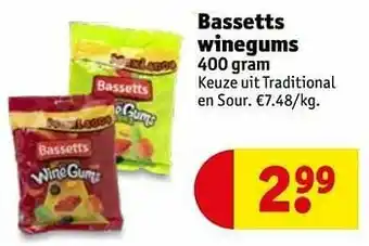 Bassetts winegums