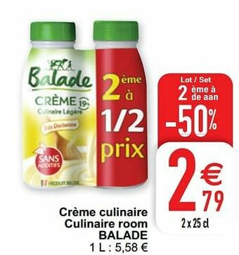 Cora Crème culinaire culinaire room balade aanbieding