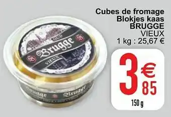 Cora Cubes de fromage blokjes kaas brugge vieux aanbieding