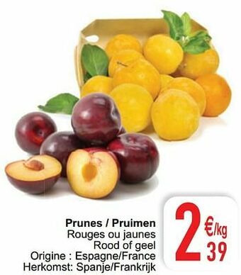 Prunes - pruimen