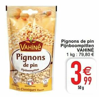 Cora Pignons de pin pijnboompitten vahiné aanbieding